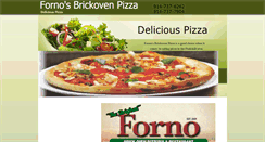 Desktop Screenshot of fornospizza.com